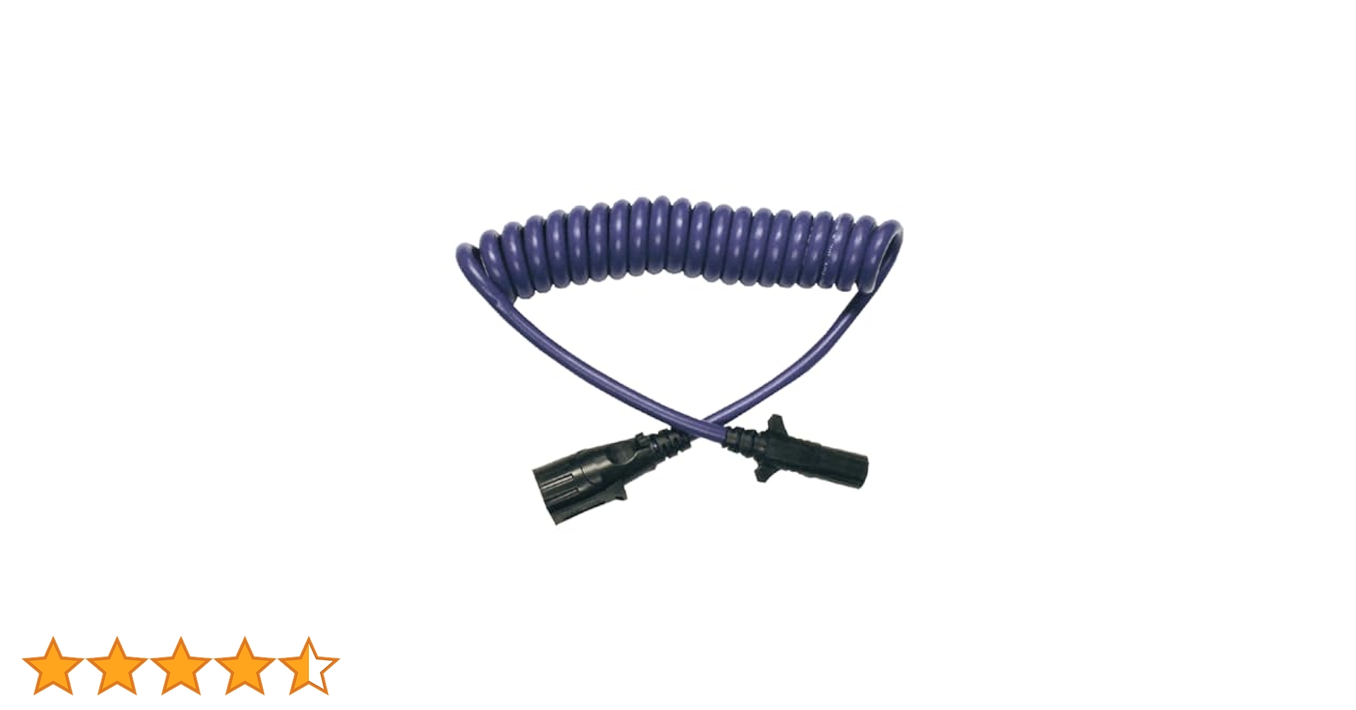 Blue Ox BX88206 7 to 6 Coiled Electrical Cable, Wiring
